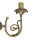 Applique 2flmg blanc en laiton véritable