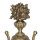 Applique 2flmg blanc en laiton véritable