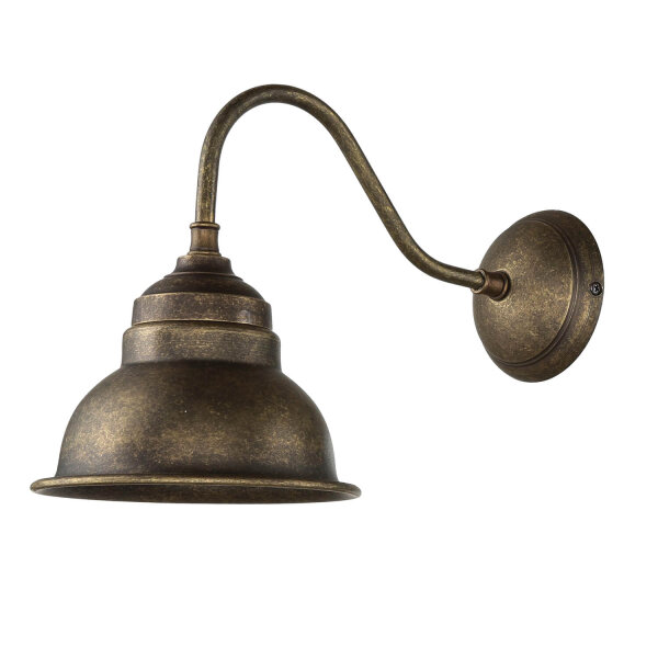 Applique murale bronze antique laiton véritable Oslo