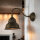 Applique murale bronze antique laiton véritable Oslo