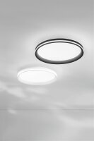 LED Deckenleuchte Schwarz 2700/3200/4000K B:45 cm
