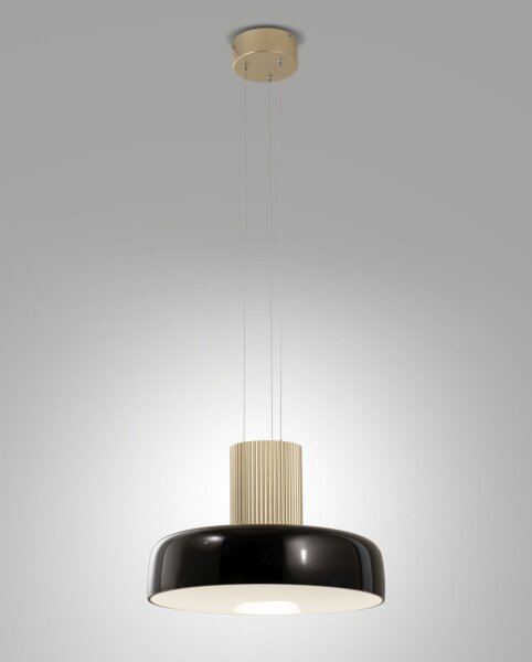 LED Pendelleuchte Glas 2700/3000/4000K Gold Schwarz