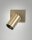 Wandspot Schalter GU10 Messing B:10 cm schwenkbar