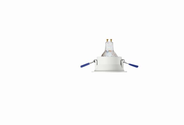 Einbauleuchte Weiß GU10 H:4 cm rund dekorativ