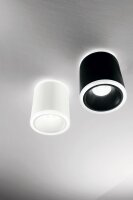 LED Deckenleuchte Aluminium IP40 3000K Weiß B:9 cm