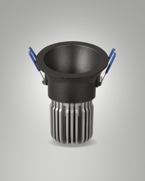 LED Einbauleuchte Aluminium IP40 3000K Schwarz L:8,2 cm