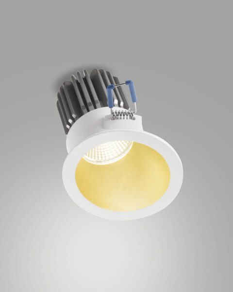 LED Einbauleuchte Gold IP40 2700K Aluminium L:8,2 cm