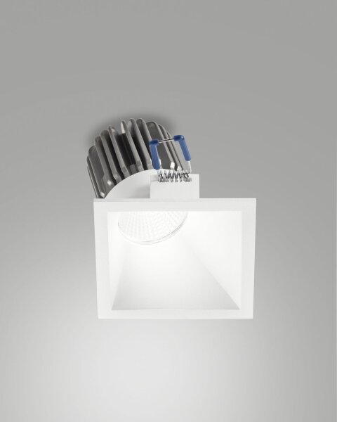 LED Einbauleuchte Aluminium IP40 2700K Weiß H:8,9 cm