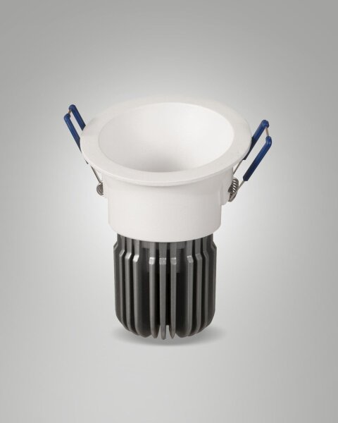 LED Einbauleuchte IP40 4000K Aluminium Weiß B:8,2 cm