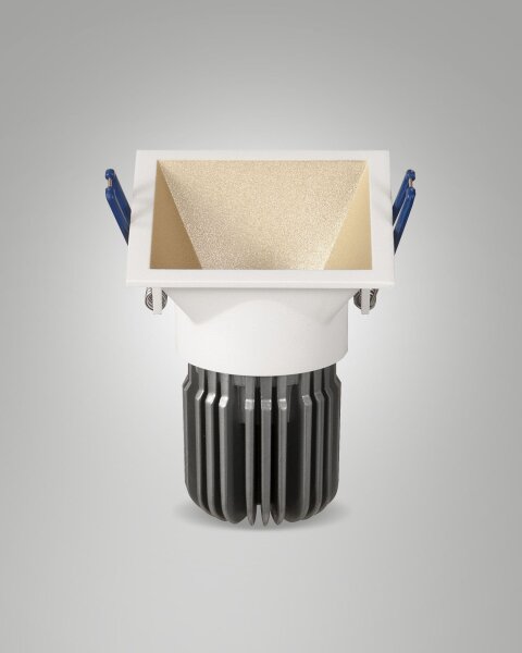 LED Einbauleuchte Aluminium IP40 4000K Gold H:8,9 cm