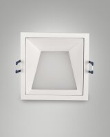 LED Einbauleuchte Aluminium IP40 3000K Weiß B:10,6 cm