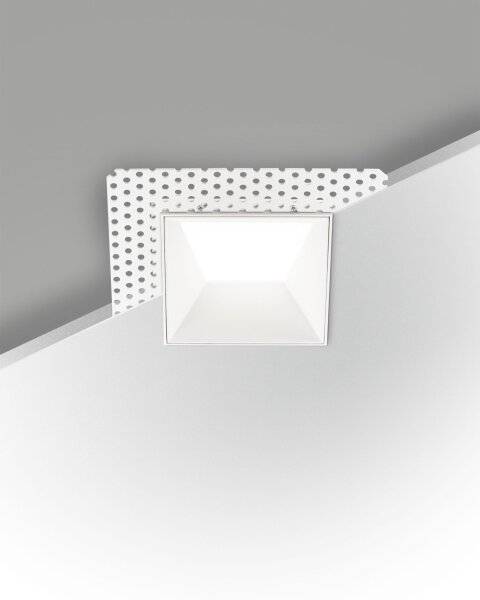 LED Einbauleuchte Aluminium IP40 3000K Weiß T:5,8 cm