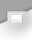 LED Einbauleuchte Aluminium IP40 3000K Wei&szlig; T:5,8 cm