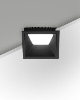 LED Einbauleuchte Aluminium IP40 2700K Schwarz blendarm