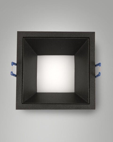 LED Einbauleuchte Aluminium IP40 4000K Schwarz blendarm