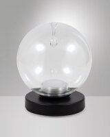 LED Tischleuchte Glas 2700/3000/4000K 17 cm Schwarz