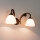 Applique Beatrice Bronze Antique 2flmg en laiton