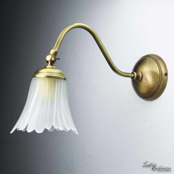Applique florale bronze clair