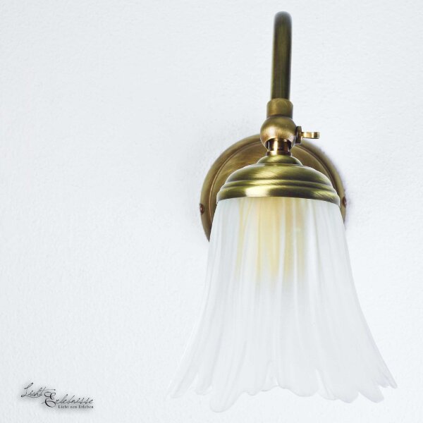 Applique florale bronze clair