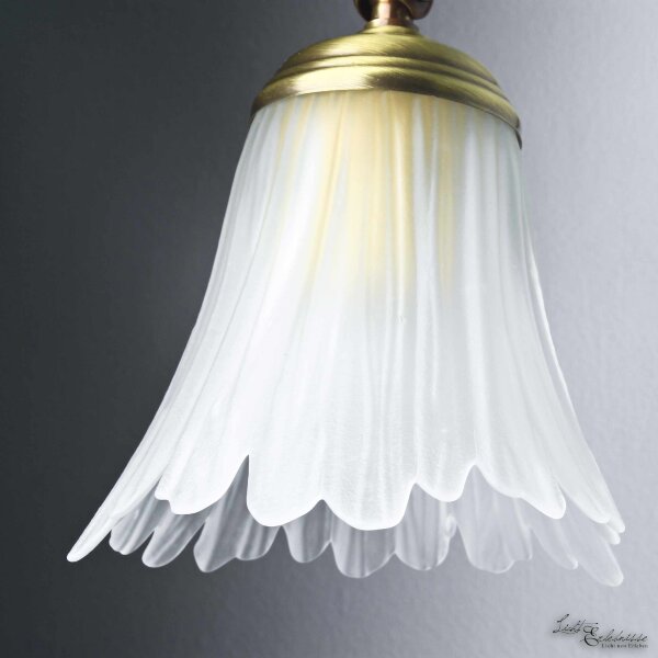 Applique florale bronze clair