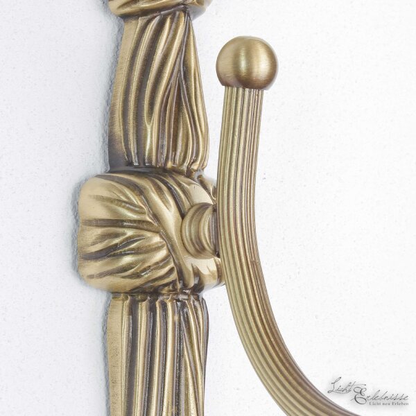 Lustre Applique en laiton véritable en bronze