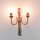 Applique murale chandelier 2flmg bronze en laiton véritable