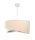 Lampe &agrave; suspendre Table de salle &agrave; manger Cr&egrave;me Argent rond &Oslash;50cm