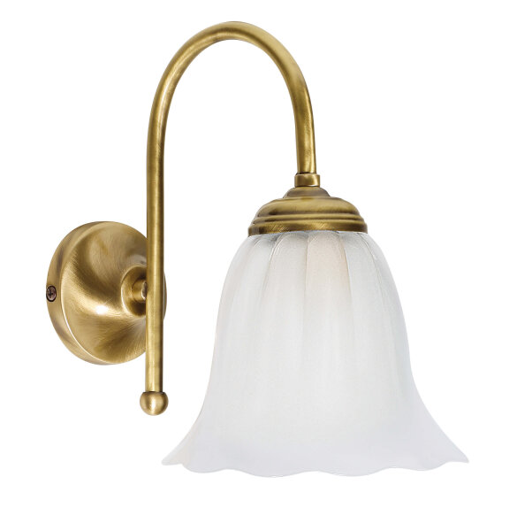 Applique florale bronze clair