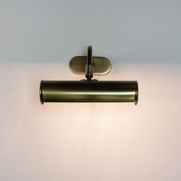 Lampe à tableau laiton bronzé 20cm réglable