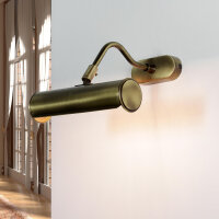 Lampe à tableau laiton bronzé 20cm...