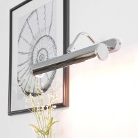 Lampe &agrave; tableau chrome 30cm laiton v&eacute;ritable