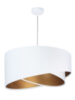 Suspension Blanc Or Ø50cm Tissu rond Table...