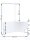 Suspension Blanc Or Ø50cm Tissu rond Table à manger