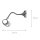 Lampe à tableau exclusive chrome brillant