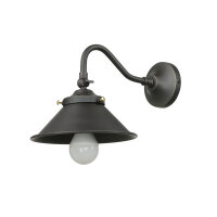 Applique murale bronze fonc&eacute; en laiton...