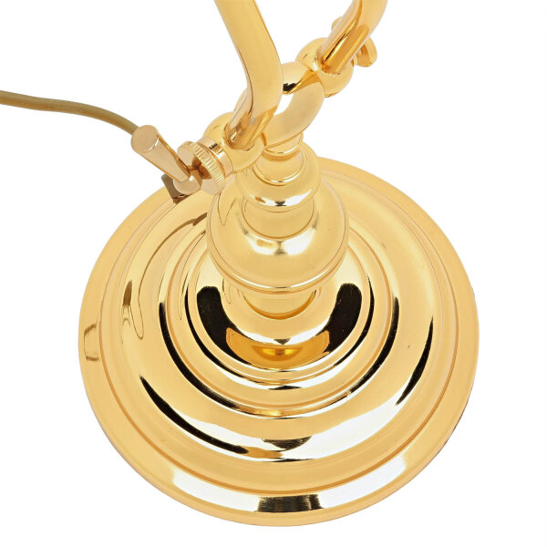 Lampe de table 24K or en laiton Premium