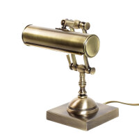 Noble lampe de table en laiton véritable Premium