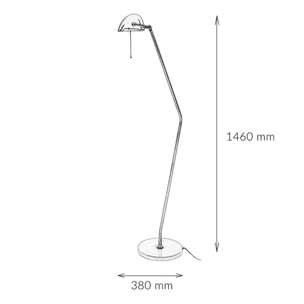 XXL Lampe de banquier laiton verre salon MINISTERO