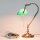 Banker lampe de table en laiton véritable en bronze
