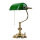 Banker lampe de table or 24 carats en laiton véritable