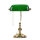 Banker lampe de table or 24 carats en laiton véritable