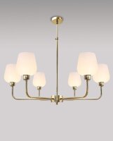 Plafonnier Premium TALIS laiton verre ajustable