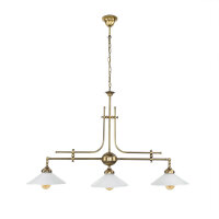 Art Nouveau Lampe de table de billard professionnelle E27...
