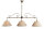 Premium plafonnier en bronze antique 3-flmg