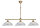 Lampe de billard Premium laiton v&eacute;ritable bronz&eacute; clair