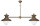 Plafonnier maritime en laiton bronze antique