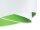 Lampe à suspendre Table de salle à manger Blanc Vert Tissu rond Ø50cm