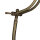 Lampadaire bronze antique laiton véritable Oslo