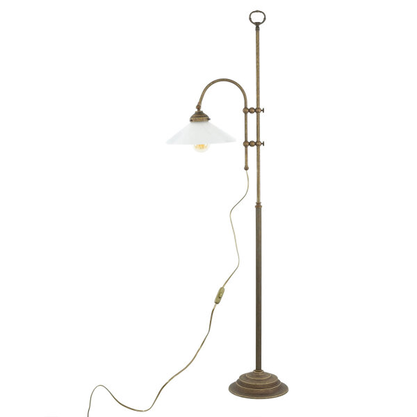Lampe sur pied rustique E27 Fiordo
