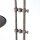 Lampadaire bronze antique en laiton véritable
